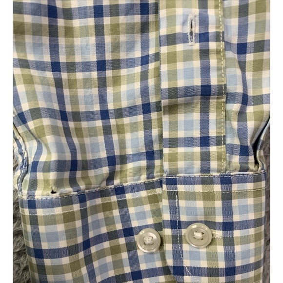 LL BEAN Shirt Mens XXL Tall Traditional Fit Plaid Button Up Long Sleeve Shirt - Picture 6 of 10